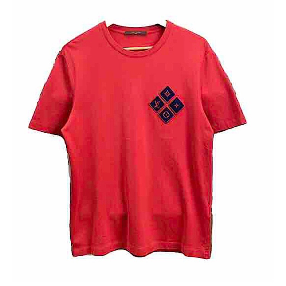 Authentic Red Louis Vuitton Monogram Shirt